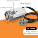 VAOEVA 5-in-1 Motor Kit Compatible with Most Stud Building Blocks, Motor Set with Powerful Motors, Advanced Remote Control Functionality, Wide Compatibility