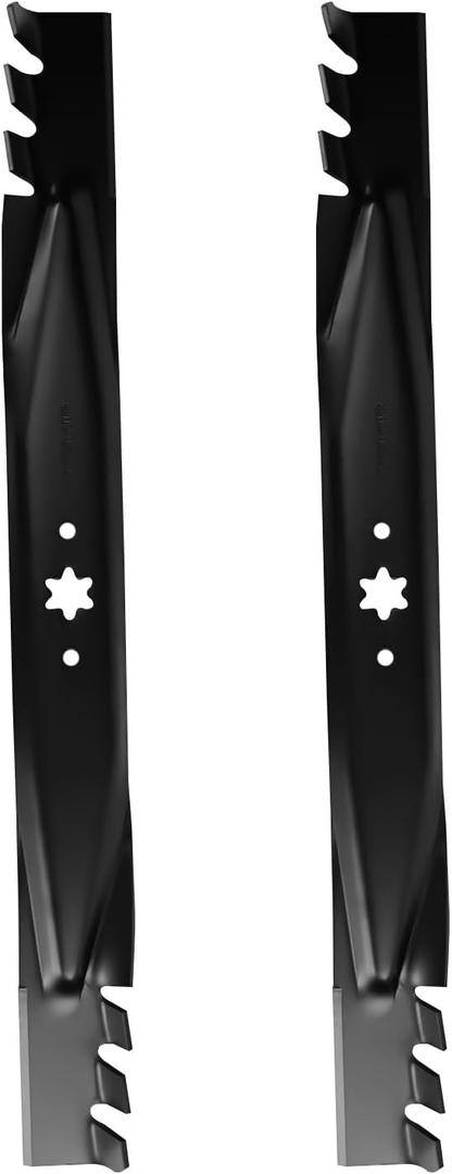 46 inch Mulching Blades for Cub Cadet XT1 XT2 ZT1 ZT2 LT46 LTX1045 LTX1046, MTD/Craftsman/Troy Bilt 46" Deck Mowers Replace 942-04290-X 942-04290 942-04244 742-04244 742-04290 (6 Point Star), Black