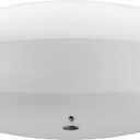 Lithonia Lighting Quantum Emergency Light, Contemporary Commercial LED Emergency Lights with 2 Aimable Lamp Heads, Ceiling or Wall Mount, White Thermoplastic, UVOLT (ELM2L UVOLT LTP M12)