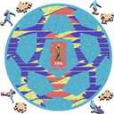 FIFA WorldCup2026 Wooden Puzzle Collectible LA CityBall 200Pcs DecorGift