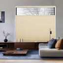 MYshade Top Down Bottom UpTDBU Cellular Shades, 1.5 inch Cordless Light Filtering Privacy Light Control Sheer & Room Darkening Honeycomb Blinds for Home Bedroom Office, 33" W x 72" H, Beige