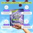 Vybe Daily Nootropic Gummies  8-in-1 Mushroom & Adaptogen Brain Supplement for Focus, Energy, and Mood with Lion's Mane, Cordyceps, Reishi, Chaga, Ashwagandha (Blueberry, 60-Count)