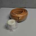 4FT Cord Protector Floor, Floor Cord Cover, Wood Yellow Oak Cord Hider Floor, Organizer Wires Floor Cable Cover, Hide Extension Floor Wire Covers for Cords, Cable Cavity: 0.47" (W) x 0.24" (H)