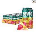 Strawberry Lemon Burst 12oz x 244 pack Zevia 02230-12 Product of canada, BBD: 09/06/2027