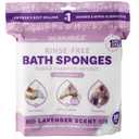 Scrubzz Disposable No Rinse Bathing Wipes - 25 Pack - All-in-1 Single Use Shower Wipes, Simply Dampen, Lather, and Dry Without Shampoo or Rinsing (Lavender, 1-Pack)