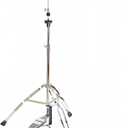 Hi-Hat Stand, Double Braced Tripod Adjustable Hi-Hat Stand, Zipper-Style Smooth Pedal, Drum Kit Hardware Accessory
