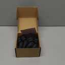 Idepet Dog Suspender Boots, Tall Dog Boots Anti-Slip & Fall Waterproof Shoes Leggings, Adjustable Suspender Boots for Dogs Winter Snow Rain Hiking Paws Protector(Black, 4)