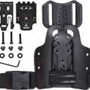 Drop Flex Adapter with Single Strap Leg Platform for Gun Holsters, Adjustable Thigh Holster 6004, Drop Leg Panel