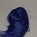 Linfairy Womens Short Blue Bob Wig With Bangs Halloween Costume Cosplay Wig