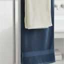 Songtec Towel Rack Stand for Bathroom, 2-Tier Towel Holder Stand for Bath Towels Max to 68”, Practical Shelf on Top