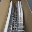 Simple Houseware 2-Tier Stainless Steel Dish Rack with Drainboard, Chrome for Kitchen