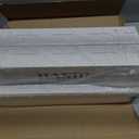 HANDT Overhead Garage Storage Rack, Connectable Heavy Duty Metal Ceiling Rails For Garage Storage Organization Shelving System, Hanging Racks For Tote Containers, Supports Up To 6 Bins, 4 Sets White