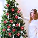 Thyle 12 Pcs Christmas Nurse Practitioner Gifts Bulk Nurse Practitioner Hanging Ornaments for Christmas Tree Xmas Thank You Gifts for NP Supplies (Red)