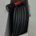 YAMATIC Super Flexible Pressure Washer Hose 50FT X 1/4", Kink Resistant 3200 PSI Heavy Duty Power Washer Extension Replacement Hose With M22-14mm x 3/8" Quick Connect Kit For Gas & Electric, Grey (Gray)