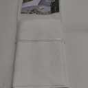 Violet Linen Rivierra Embroidered Design Tablecloth Size: 140" W x 70" D, Color: White