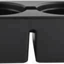 Cup Holder Compatible with Chevy Silverado Avalanche Sierra 2007-2013, Tahoe Suburban Yukon 2007-2014, Front Center Console Beverage Drink Insert Replace 19154712