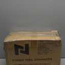 Power Tool Organizer Wall Mount with Charging Station,Cordless Tool Organizer 8 Drill Holder, 4 Layer Storage Rack for Garage Organization,Tool Holder with 8 Outlet Power Strip (Red)