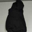 Dog Sweaters,Dog Hoodie,Cozy Fleece Interior Sweatshirt with Hood & Pocket,Leash Hole,Pet Clothes Sweater for Small,Medium,and Large Dogs,Black&L