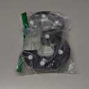 Pooqla Decorative Led Light Up Number Letters, Black Plastic Marquee Number Lights Sign for 3th 13th Birthday Party Wedding Decor Battery Operated Black Decoration 3