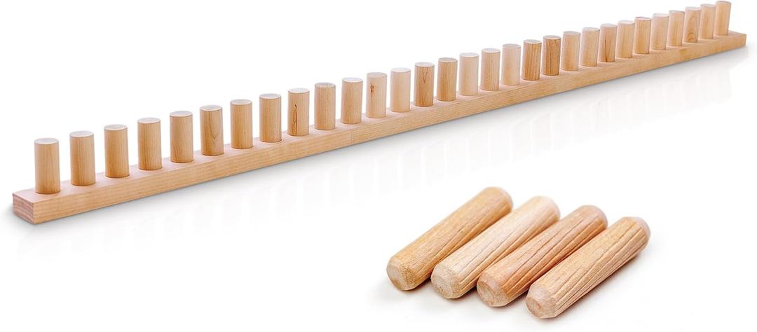 Looma 46" Wooden Loom Frame for DIY Throw Blankets Chunky Knit Blanket Kit  Adjustable Size Hand Knitting Kit  No Needles Required  Beginner-Friendly Yarn Craft for Home Decor & Stress Relief