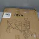 Collapsible Wagon Cart Foldable 360lbs Capacity, Lightweight Portable Beach Wagon, Shopping Carts with Wheels for Grocery, Camping, Shopping, Beach, Fishing, Garden Cart (120L)