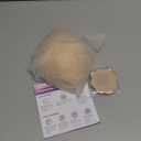 Invisible Strapless Sticky Bra Push up for Women, Ultra Adhesive Bra for Backless Dress, Cleavage Bra Lift with Kit (D Cup, Beige)