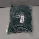 Kevin Textile St. Patrick's Day Pillow Covers 18 x 18 Inch Pack of 2 Soft Faux Fur Green Shamrock Decorative Lucky Clover Throw Pillowcase for Spring Home Bed Sofa Couch Dark Green
