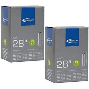 Schwalbe AV17 Inner Tubes 700 x 28-45c / 28" 27", Schrader Valve (Pack of 2)