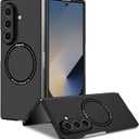 Compatible with Magsafe Case for Samsung Galaxy Z Fold 7, Luxury Magnetic Shockproof Anti Scratch Slim with Hinge Protection Protective Cover for Galaxy Z Fold 7.Case Black