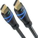 BlueRigger 4K HDMI Cable 25FT (4K 30Hz, HDR10, in-Wall CL3 Rated, High Speed, HDCP2.3, eARC) - Long HDMI Cable Compatible with Home Theatre, HDTV, Gaming Consoles, Streaming Devices