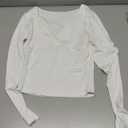 TiulZial Long Sleeve Shirts for Women - V Neck Sexy Crop Top Tight Going Out Trendy Basic Fall Clothing, Size XS