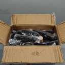 12-Cube Storage Organizer, Metal Wire Cube Shelving Unit, 11.8" L x 11.8" W x 11.8" H, Modular Grid Bookshelf for Closet, Bedroom, Office, Black ATTJL12B