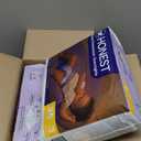 The Honest Company Comfort Dry Overnight Diapers, Up to 12 Hours Protection, Hypoallergenic, Cozy Cloud + Star Signs, Club Box Size 3 (16–28 lbs), 52 Count