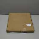 White Lamp Shade, 8''x8''Top 13''x13''Bottom 10'' Height, Square Lampshade Replacement Lamp Shade Natural Linen Hand Crafted for Table Lamps Floor Lamps Pendent Light, Assembly Required