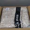 Madane 8x10 Area Rugs for Living Room, Machine Washable Vintage Natural Rug with Non-Slip Backing, Soft Large Throw Rug, Thin Carpet for Bedroom Dining Room Farmhouse (8 x 10, Beige/Brown)