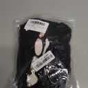 Avidlove Women Lingeries Long Sleeve Fishnet Body Stocking Leopard Sexy Outfit Rhinestone Body Suits Cut Out Jumpsuit (Black) One Size