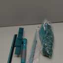 20 Feet High Reach Window Squeegee with 5-12Ft Extension Pole, Window Cleaner Tool with 3-Stage Telescoping Pole, Window Cleaning Kit with Rotatable Head (2 Squeegee & 2 Microfibre Cloths)