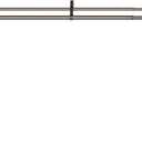 1 Inch Heavy Duty Double Bay Window Curtain Rods,36-72 Inch Center Rod for Window (24 to 68 Inch), 20-36 Inch Side Rods for windows (16-32 Inch), Antique Bronze, End Cap Finials