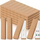 Nosiny 100 Pack Bulk Jewelry Boxes Kraft Necklace Gift Box 8"x2"x1" Necklace Boxes Bulk bracelet gift box for Shipping Storage Display & DIY Branding