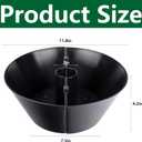 EBaokuup 2 Packs Umbrella Planter for Patio Table, PVC Half Circle Planter Pot Fits Umbrella Poles Up to 2 Diameter Planters Container,Umbrella Flower Pot for Garden Home Plants, Medium