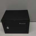 Bonsaii Safe Box with Key Lock, Steel Security Lock Box, 0.23 Cubic Feet, 9.06" W x 6.69" D x 6.69" H, Small Hidden Safe for Cash Jewelry