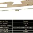 KAIRAY 80994 Driver & Passenger Side Front Armrest, Door Panel Compatible with Chevy Silverado Avalanche Suburban GMC Sierra Yukon 2010-2014, Door Release Handle Above Armrest 27 in, Tan GM# 84127280
