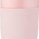 W&P Porter Travel Coffee Mug with Protective Silicone Sleeve | 12 Ounce Blush | Reusable Cup for Coffee or Tea | Portable Ceramic Mug with BPA-Free Press-Fit Lid | Dishwasher Safe | On-the-Go