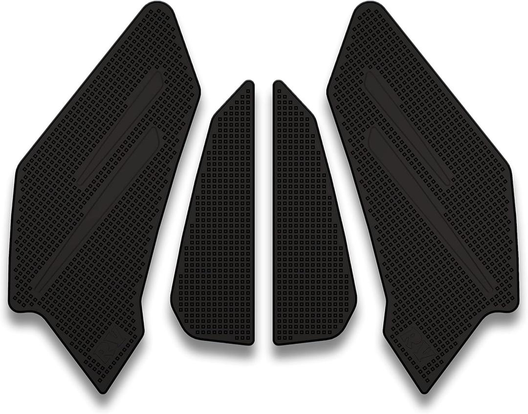 RV for HONDA CBR650R CB650R Motorcycle Gas Tank Protector Tank Pad Sticker Fuel Tank Pad Rubber Tank Traction Gas Fuel Side Pad Gas Knee Grip Tank Anti Slip sticker 2019+ (Black)