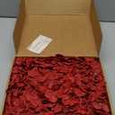 Cherica Dark Red Hydrangea Artificial Flowers Bulk, 30 Pcs Faux Hydrangea Flowers Heads, Artificial Fake Silk Hydrangea Flowers with Stems, Red Flowers Artificial for Decoration Wedding Décor