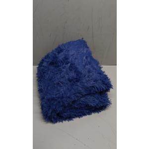 Blue Fluffy Rug Shaggy Area Rug, 3x5 Area Rugs for Girls Bedroom, Soft Cute Baby Play Mat, Indoor Floor Carpet for Teen, Nursery, Preppy Dorm, Plush Aesthetic Bedside Rug