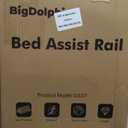 Bed Rails for Elderly Adults Safety - ASTM Approved Adjustable Bed Cane Supports 350LBS with Non-Slip Grip & Storage Pocket, Stable Bed Assist Rails for Seniors, Tool-Free