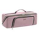 Large Hair Tools Travel Bag with Iron Mat - 2in1 Hair Tools Organizer for Hair Dryer Brush, Flat Irons, Straighteners, Curling Irons, Hair Bag, Makeup Bag, Cosmetic Bag for Travel Essentials