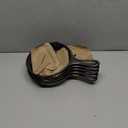 6 Pcs Lodge 6-1/2 Inch Cast Iron Pre-Seasoned Skillet Signature Teardrop Handle - Use in the Oven, on the Stove, on the Grill, or Over a Campfire, Black