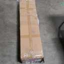 Gaming Standing Desk with LED Lights & Host Shelf, 55" x 24" Gaming Table with Music Sensing APP Control, Underdesk Cable Storage Electric Standing Desk, Black Carbon Fiber PC Table for Home Office